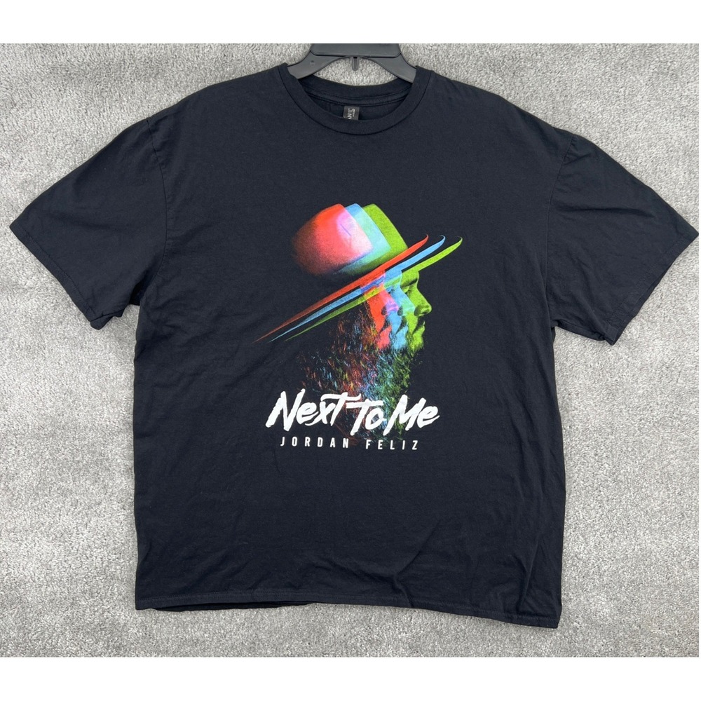JORDAN FELIZE Next To Me Tour Concert Christian Folk Soul Rock‎ T-Shirt Size 2XL